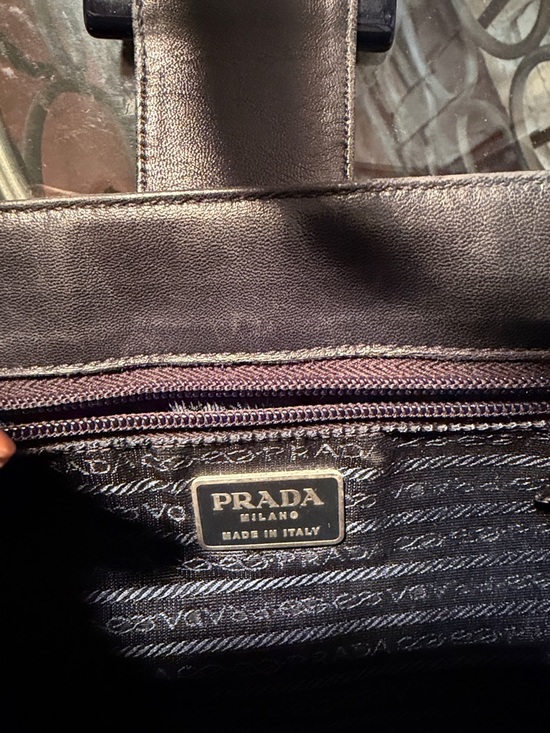 Prada Black Shoulder Bag with Buckle Detail & wallet main image 4